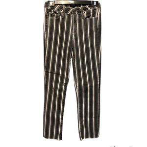 Paige hoxton straight ankle striped jeans